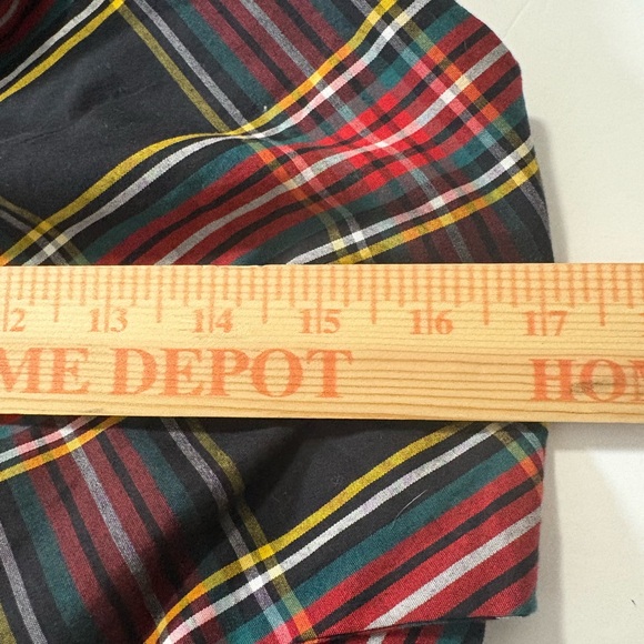 J. Crew Plaid Midi Dress - Black, Red, Yellow - Picture 11 of 14